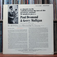 Load image into Gallery viewer, Paul Desmond, Gerry Mulligan - Two Of A Mind - 1962 RCA Victor, VG/VG 2
