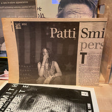 Load image into Gallery viewer, Patti Smith - Signed 4.25x6 Photo, Signed 5.5x8.75 Flyer w/ EXTRAS
