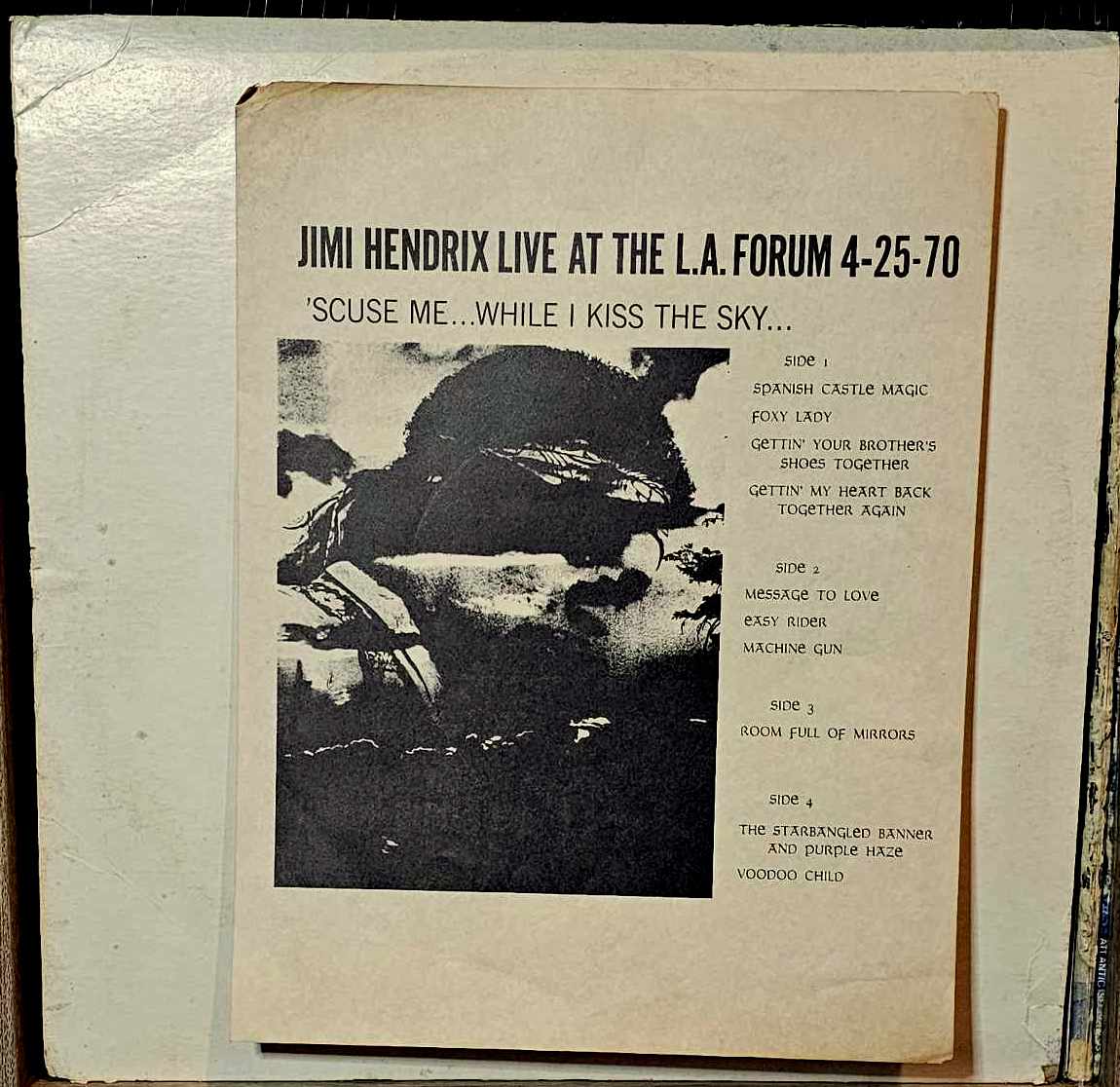 Jimi Hendrix - Live At The L.A. Forum 4-25-70 - 'Scuse Me While I Kiss