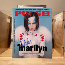 Load image into Gallery viewer, Marilyn Manson - Signed PULSE! Magazine Cover, Oct 1998
