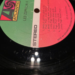 Led Zeppelin II - RARE Robert Ludwig Hot Mix - 1969 Atlantic RL/RL