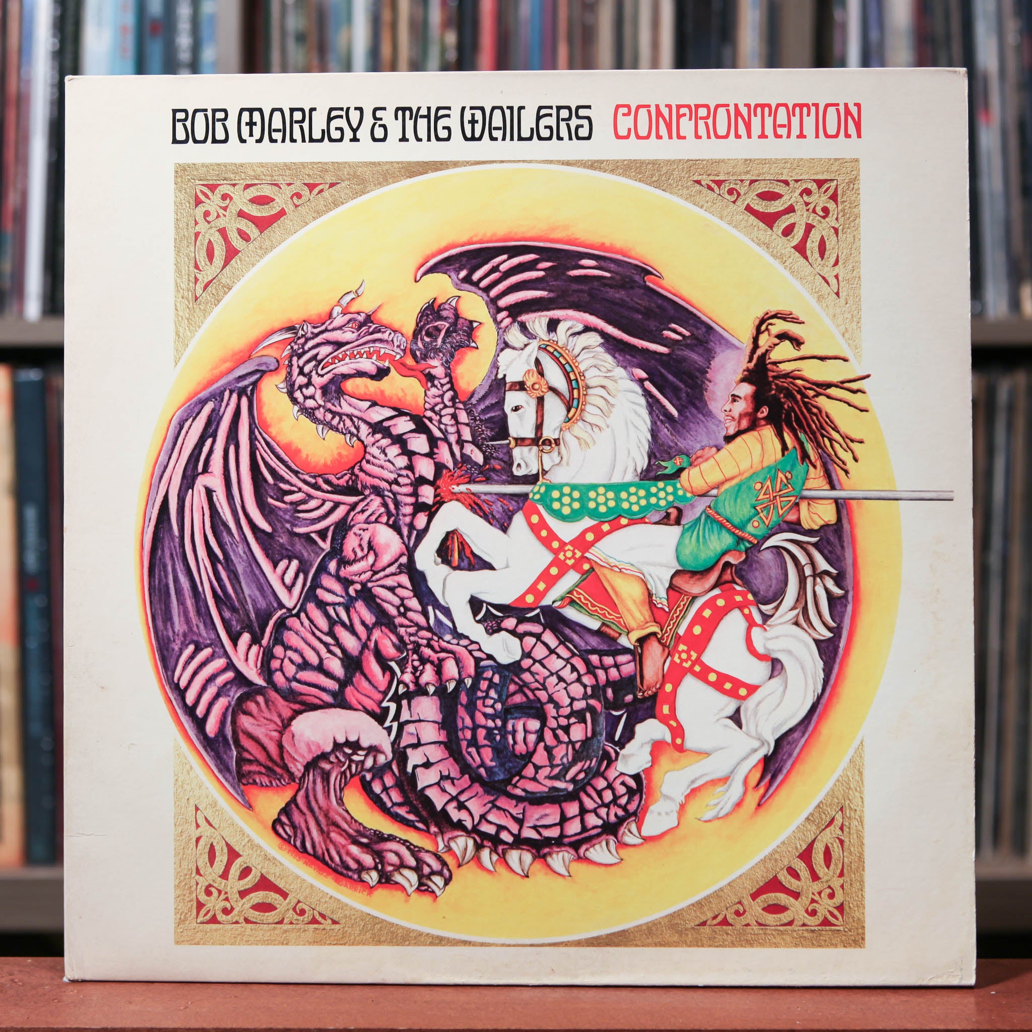 Bob Marley & The Wailers - Confrontation - 1983 Island Records, VG+/VG