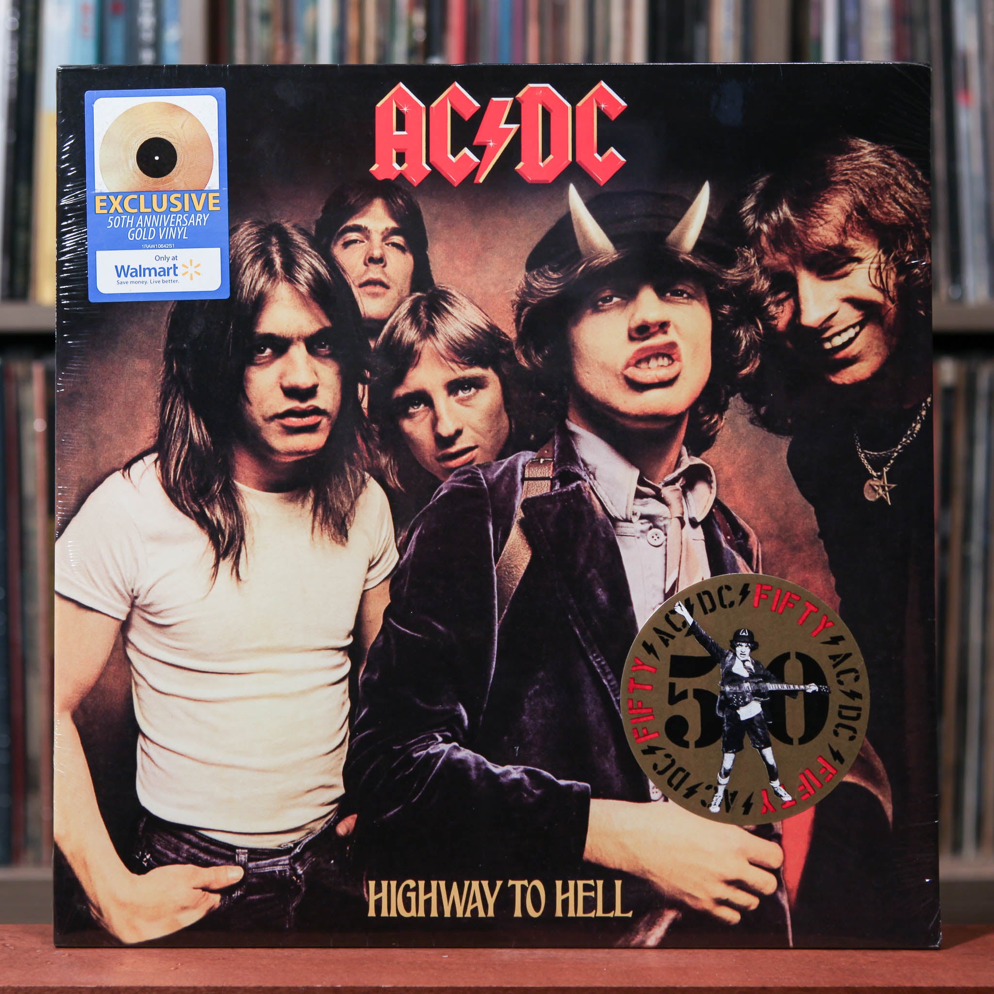 AC/DC - Highway To Hell - 50th ANNIVERSARY GOLD vinyl 2024 Columbia, S