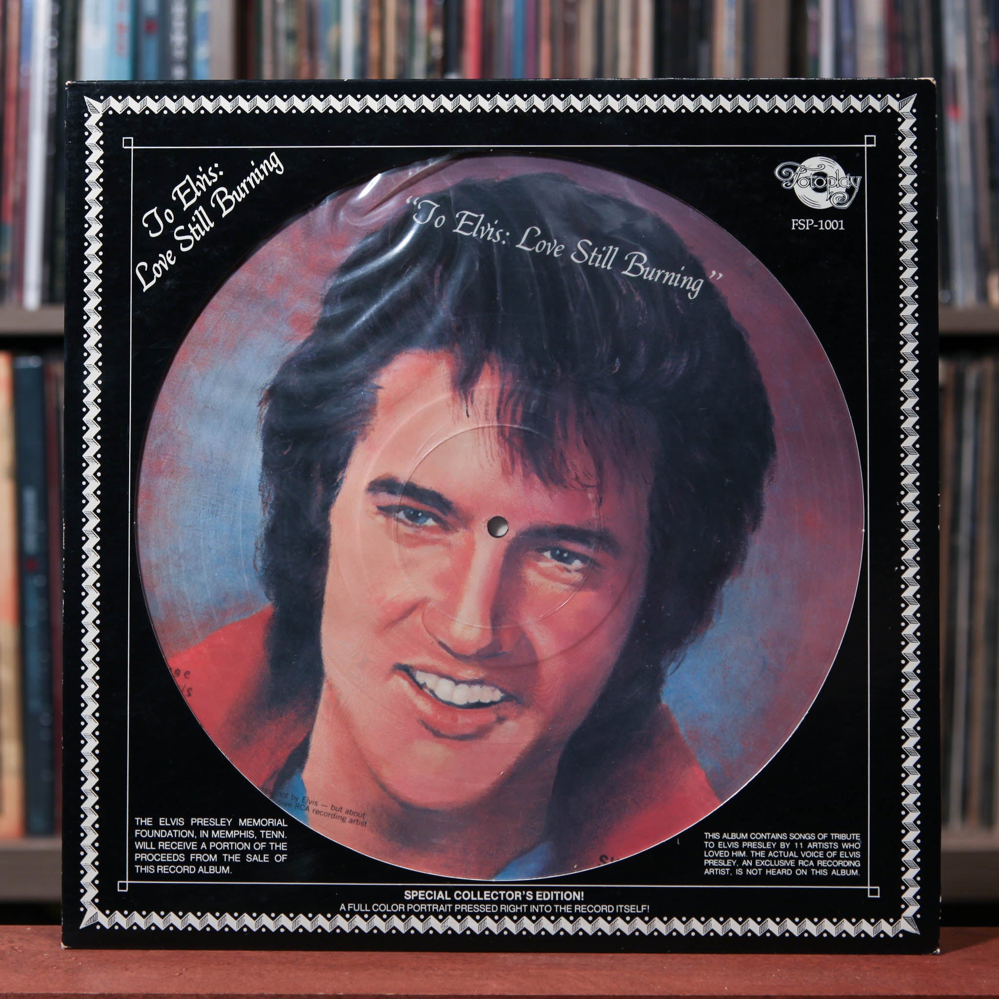 Various - To Elvis: Love Still Burning - PICTURE DISC 1978 Fotoplay, E