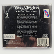 Load image into Gallery viewer, John Lennon &amp; Yoko Ono - Unfinished Music No. 1 Two Virgins -  1991 Rock Classics SEALED
