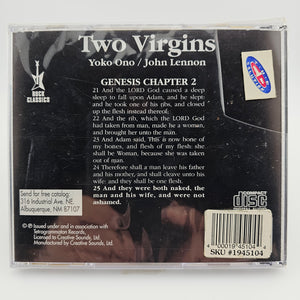 John Lennon & Yoko Ono - Unfinished Music No. 1 Two Virgins -  1991 Rock Classics SEALED