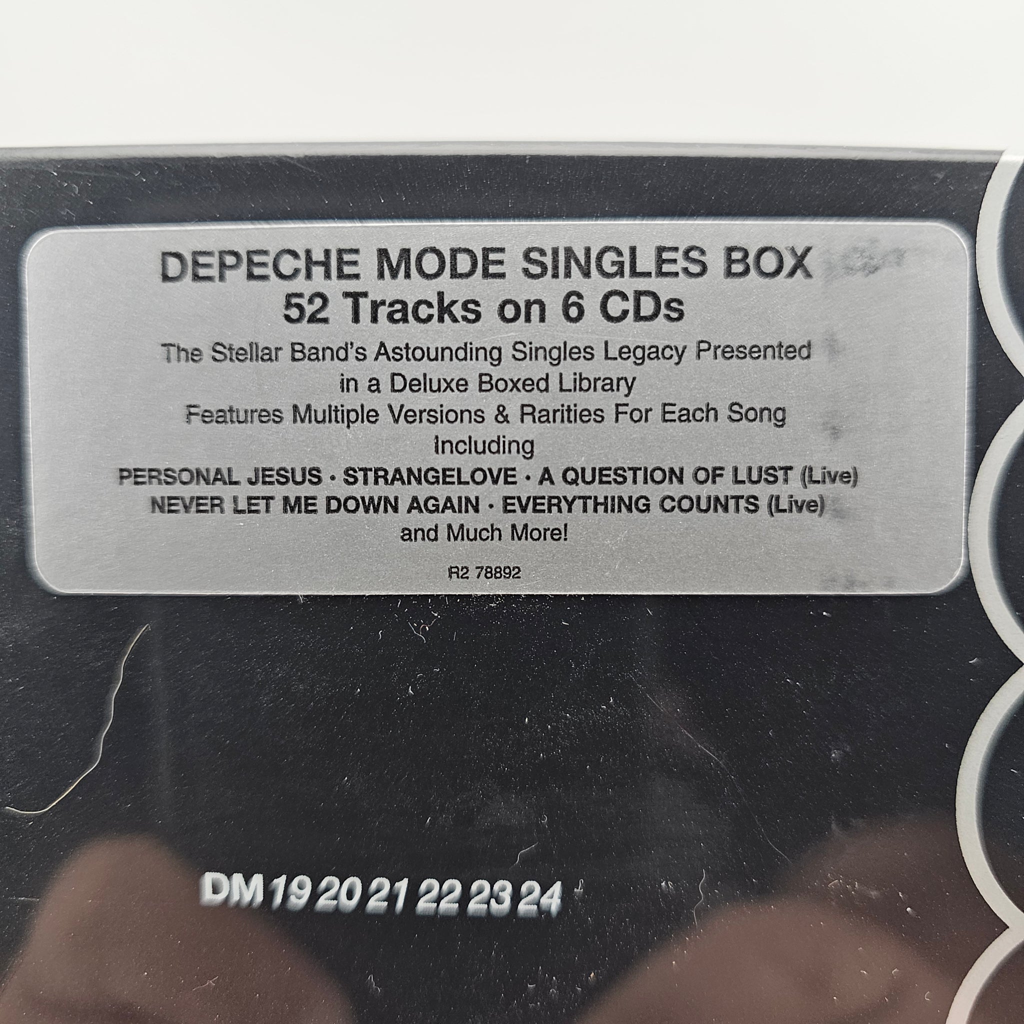 Depeche Mode - Singles 19-24 - RARE 6 CD BOX SET 2004 Rhino Records SE Depeche Mode - Singles 19-24 - RARE 6 CD BOX SET 2004 Rhino Records SE
