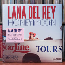 Load image into Gallery viewer, Lana Del Rey - Honeymoon - RARE - Red Translucent, 180g - 2015 Polydor, SEALED
