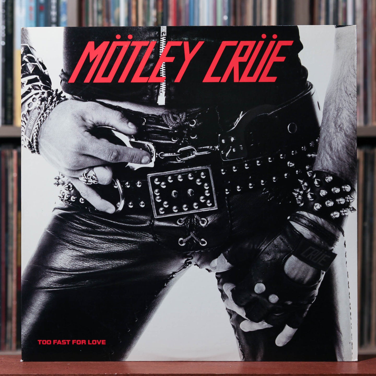 Mötley Crüe - Too Fast For Love - W/ INSERT 1982 Elektra, EX/NM