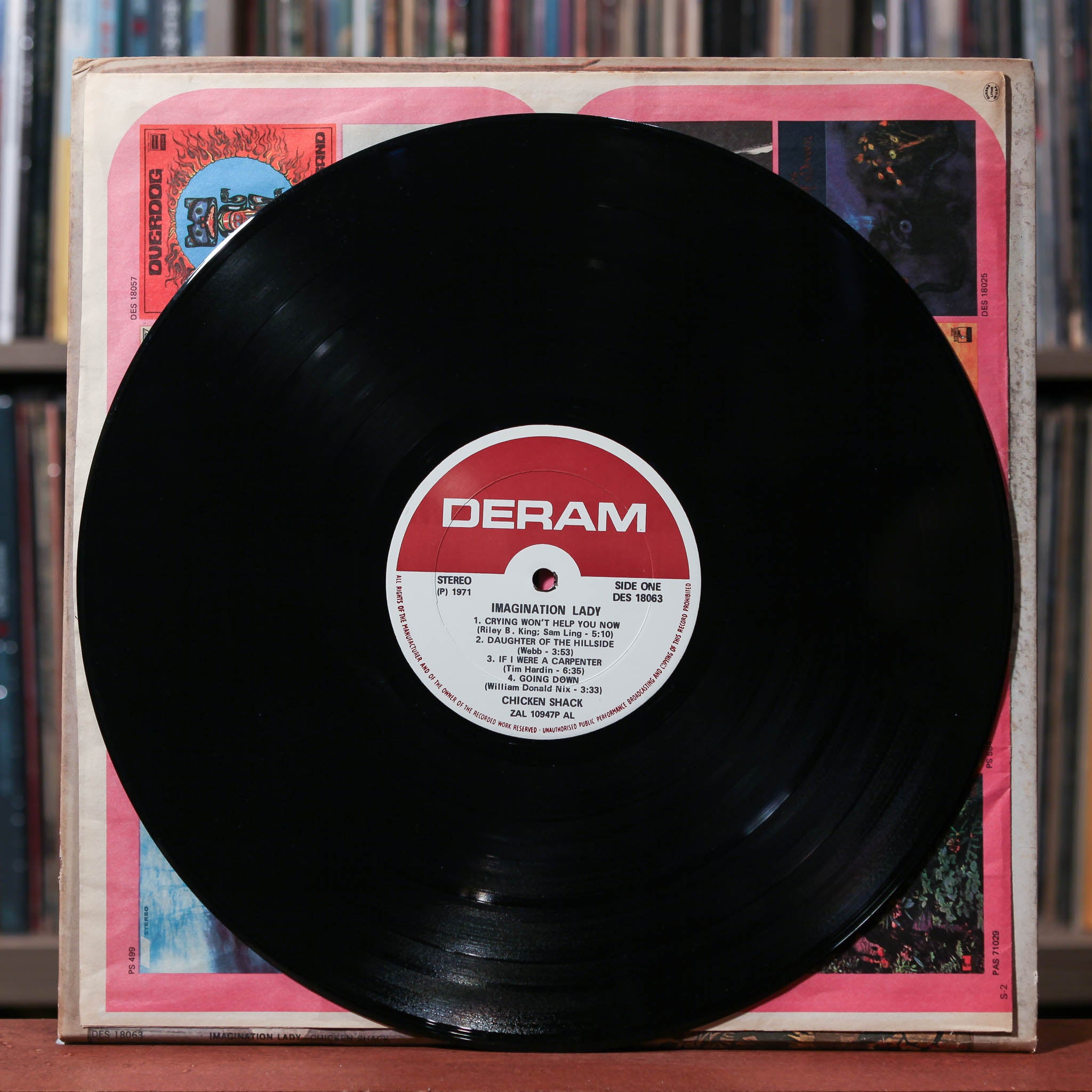 Chicken Shack - Imagination Lady - 1971 Deram, VG+/VG+
