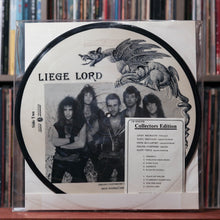 Load image into Gallery viewer, Liege Lord- Freedom&#39;s Rise - US PICTURE DISC 1987 Iron Works, EX/EX
