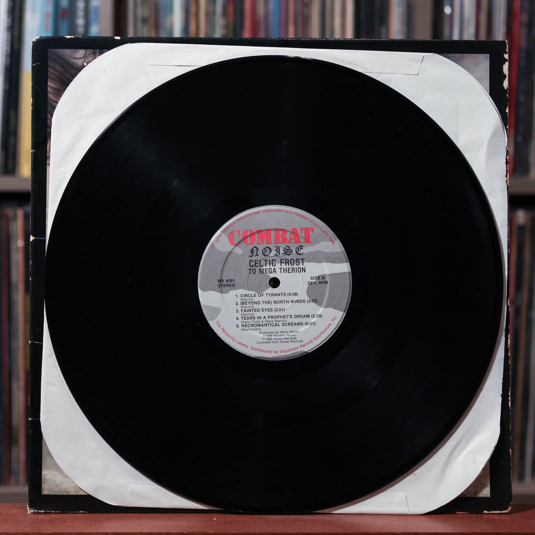 Celtic Frost - To Mega Therion - 1986 Combat, VG/VG+