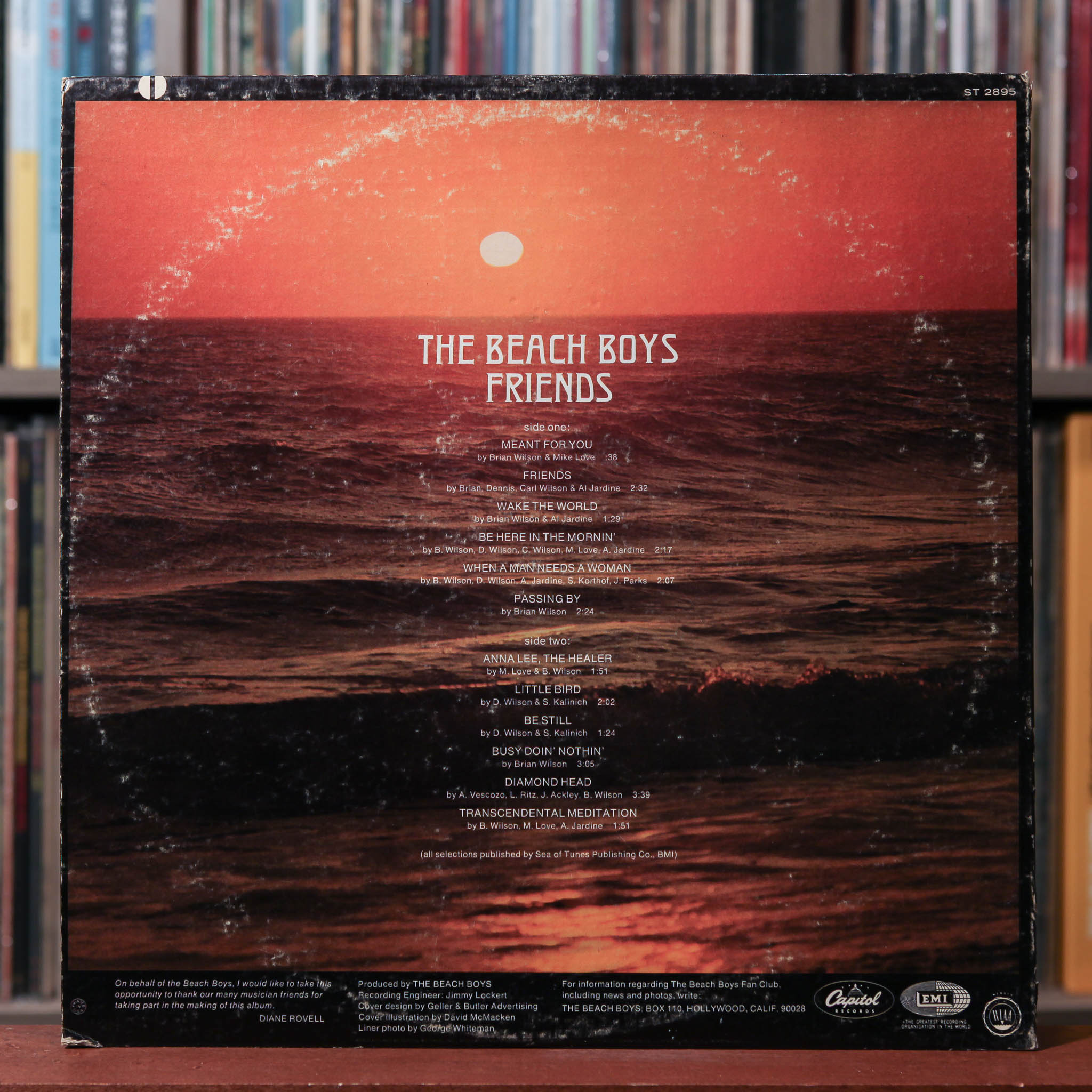 The Beach Boys - Friends - 1968 Capitol Records, VG/VG