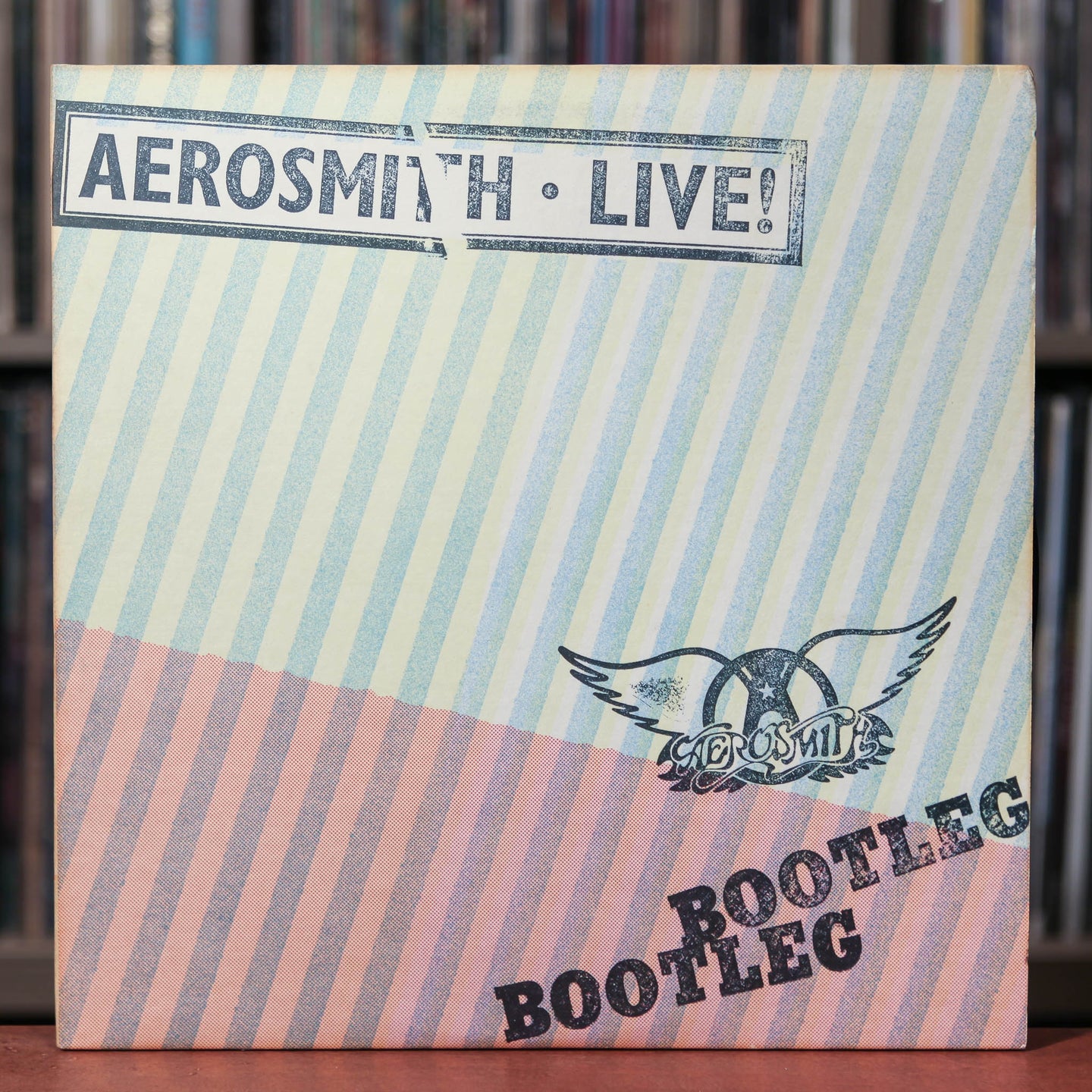 Aerosmith - Live! Bootleg - 2LP - 1978 Columbia, EX/VG+