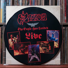 Load image into Gallery viewer, Saxon - The Eagle Has Landed (Live) - UK PICTURE DISC 1982 Carrere, VG+/VG+
