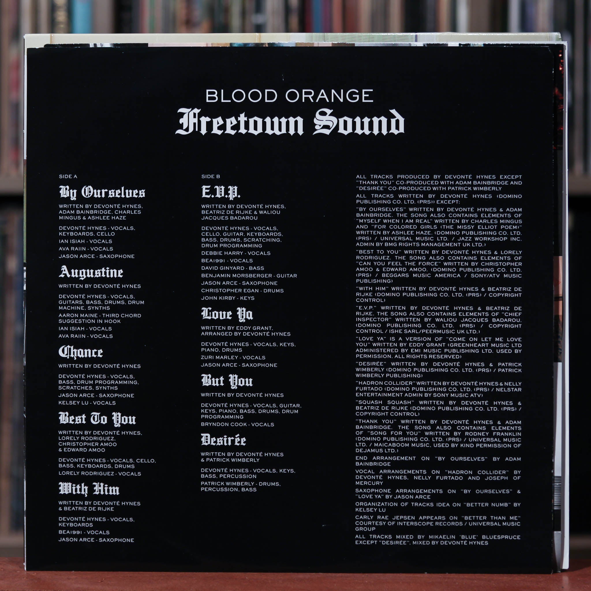 Blood Orange - Freetown Sound - 2016 Domino, VG+/VG+