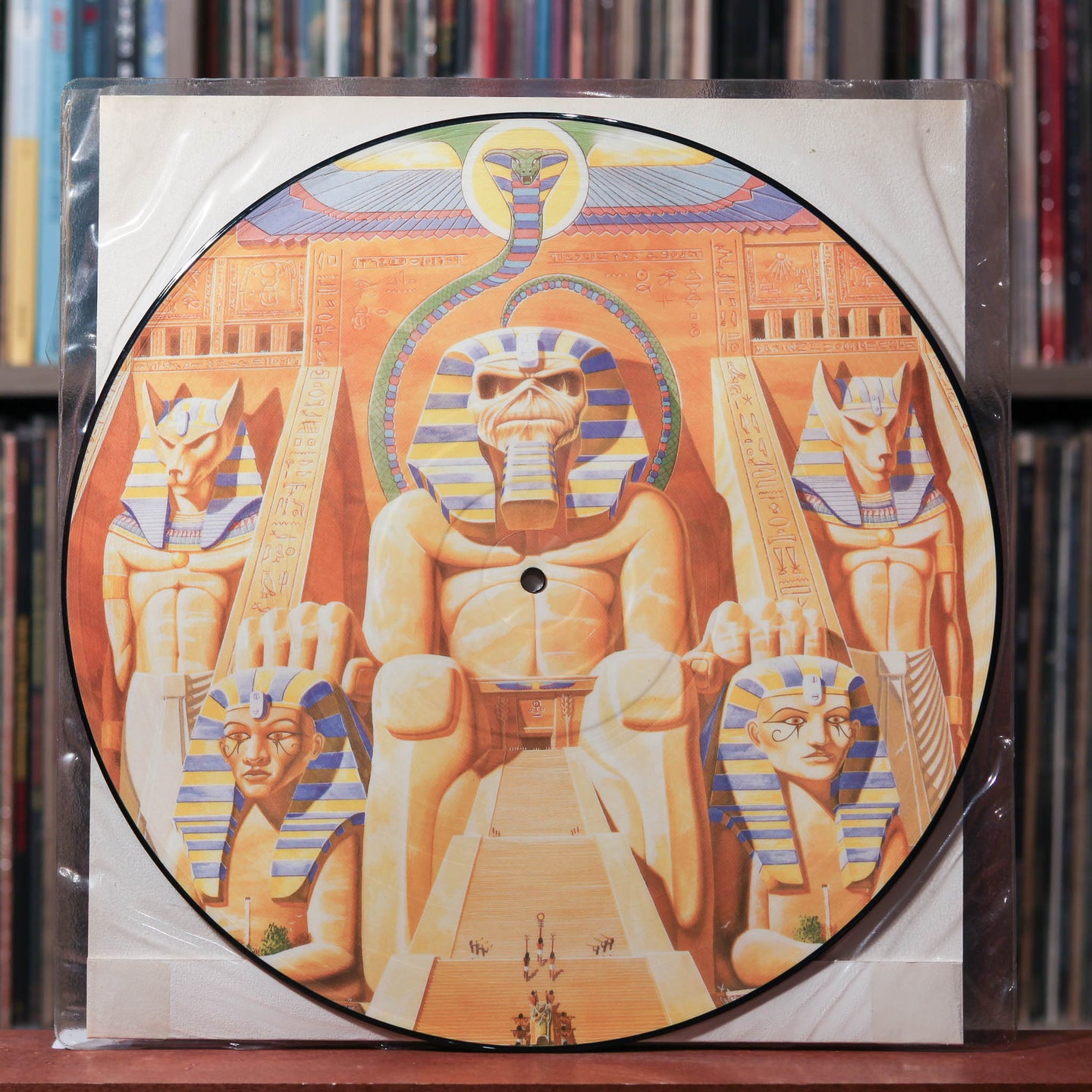 Iron Maiden - Powerslave - UK LTD ED PICTURE DISC 1984 EMI, VG/VG+