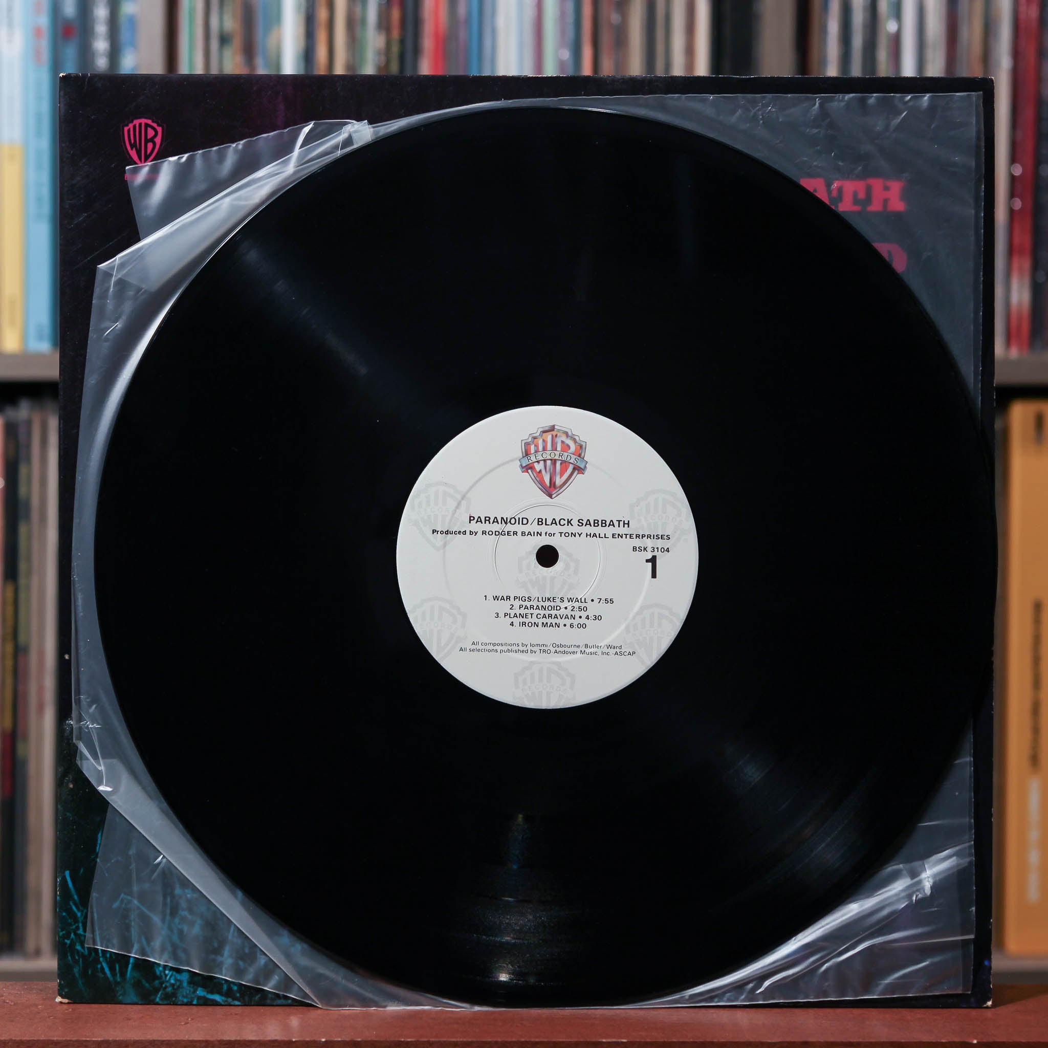 Black Sabbath - Paranoid - 1986 Warner Bros. Records, VG/EX