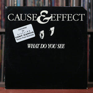 Cause & Effect - What Do You See - 1990 Exile, VG+/Strong VG