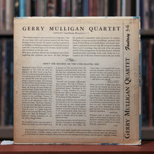Load image into Gallery viewer, Gerry Mulligan Quartet - Self-Titled - Red Vinyl - 1953 Fantasy
