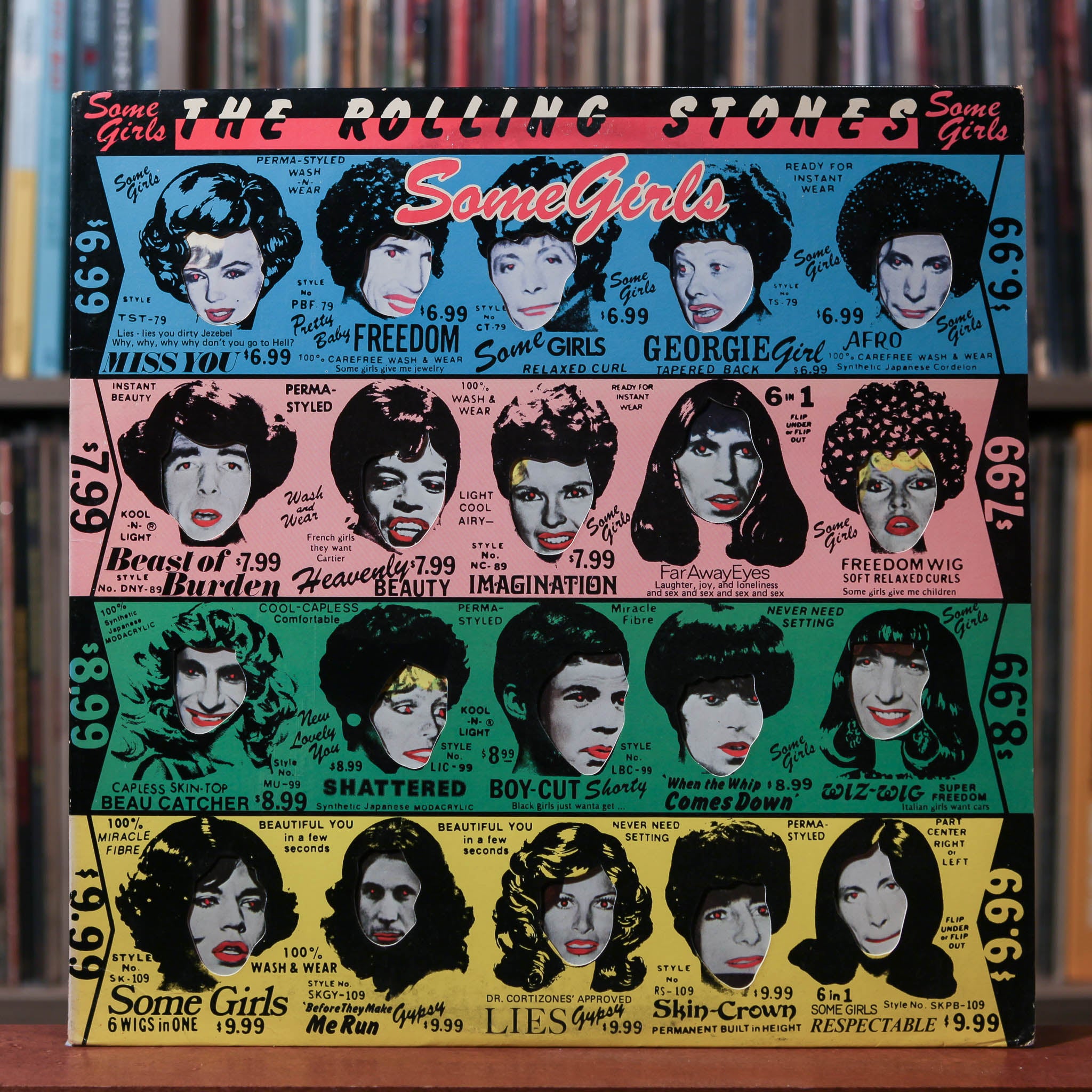 The Rolling Stones - Some Girls - 1St press with CELLEBRITY FACES 1978
