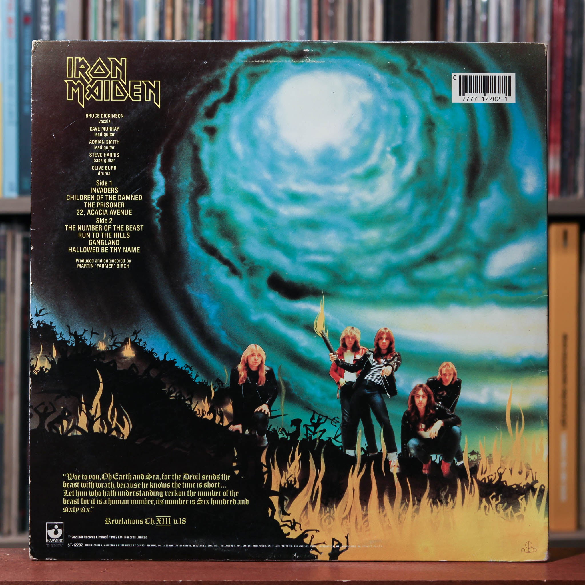 Iron Maiden The Number of the Beast レコード Amazon.com: The Number of the Beast: CDs & Vinyl