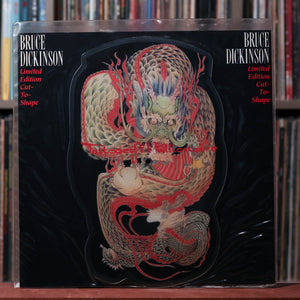 Bruce Dickinson - Tattooed Millionaire - UK SHAPED PICTURE DISC 1990 EMI, EX/VG+
