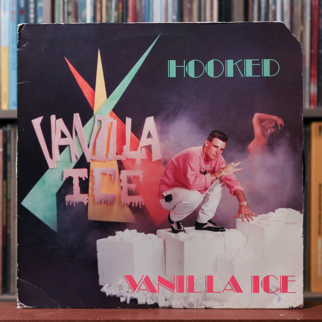 Vanilla Ice - Hooked - RARE - 1990 Ultra Records, VG/VG