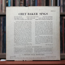 Load image into Gallery viewer, Chet Baker - Chet Baker Sings - 10&quot; LP - 1954 Pacific Jazz
