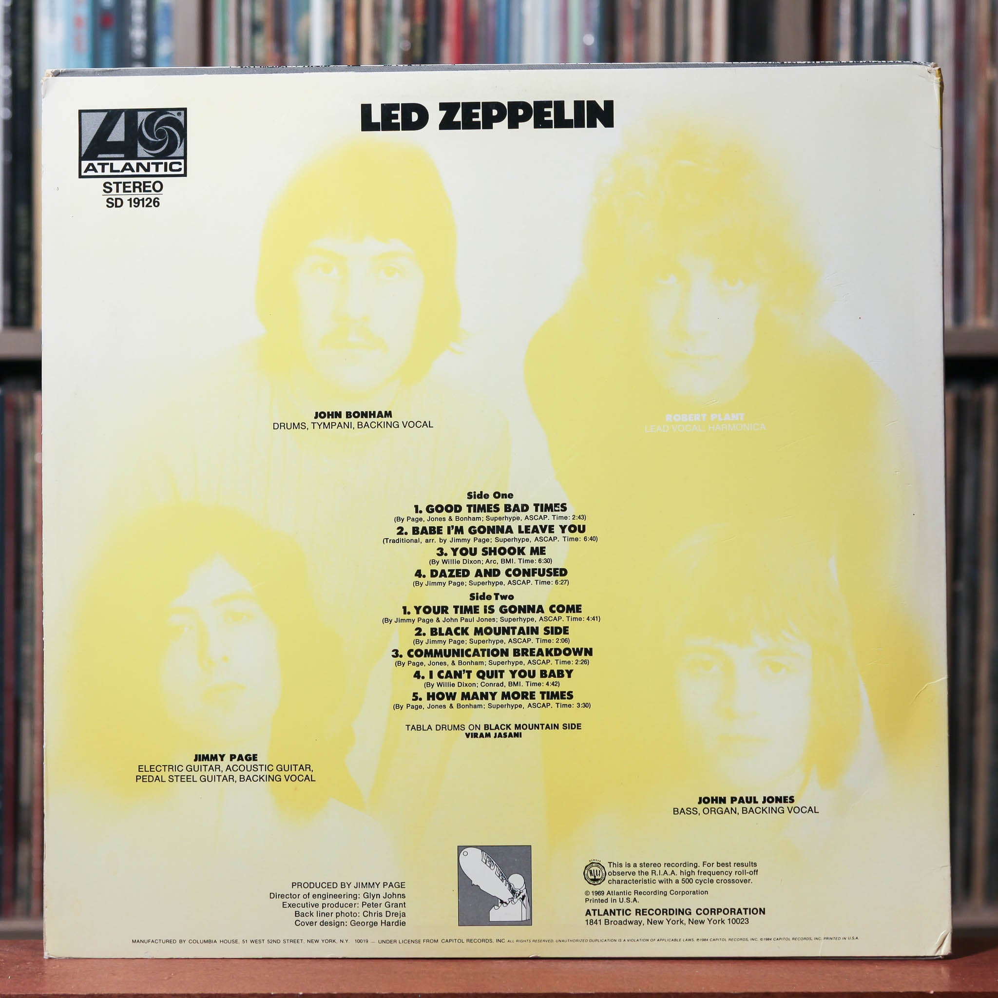 Led Zeppelin - Led Zeppelin - 1977 Atlantic, VG/VG+