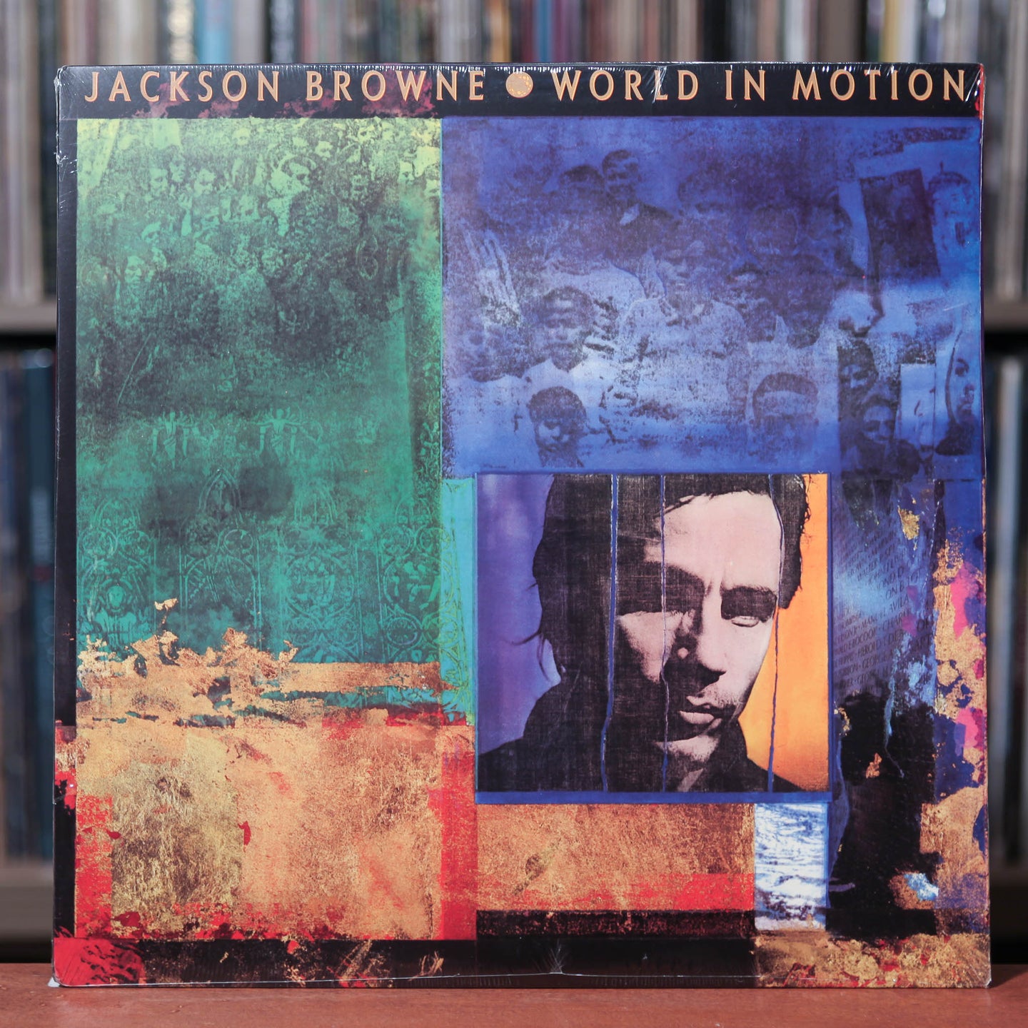 Jackson Browne - World In Motion - 1989 Elektra, SEALED