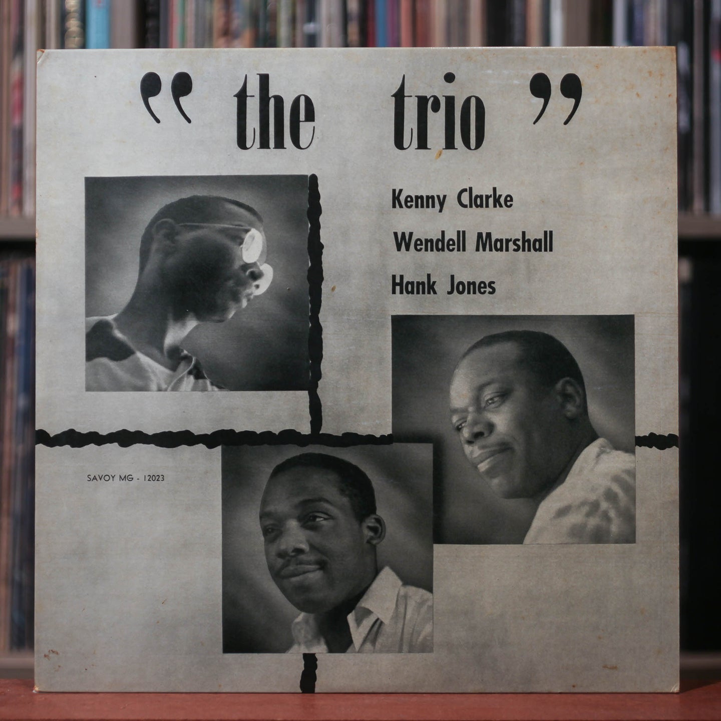 Trio Featuring Hank Jones, Wendell Marshall, & Kenny Clarke - The Trio - MONO - 1956 Savoy, VG+/VG+