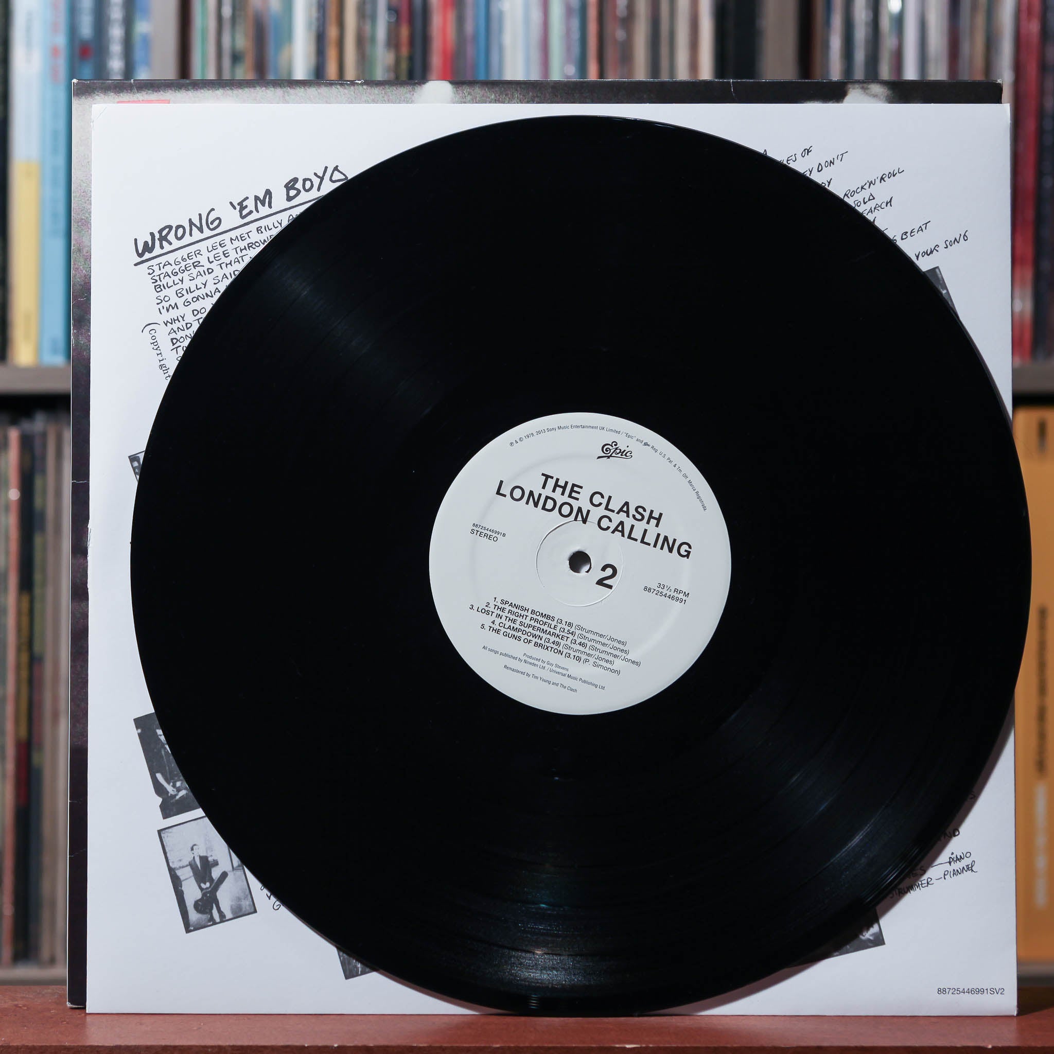 The Clash - London Calling - 2LP 2013 Epic, VG+/VG+