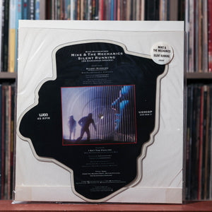 Mike & The Mechanics - Silent Running (On Dangerous Ground) - UK SHAPED PICTURE DISC 1985 WEA, EX/EX