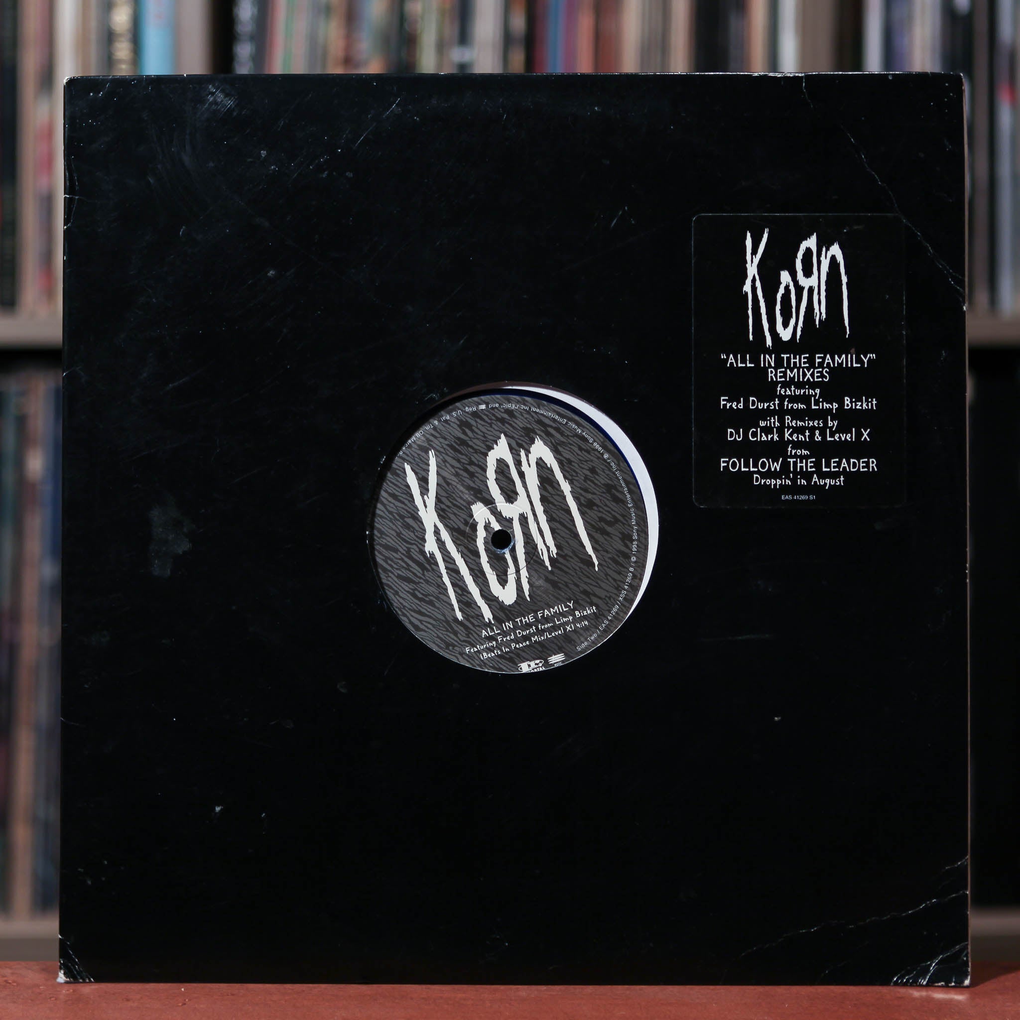 Korn - All In The Family Remixes ブルーバイナル Korn - All in the Family Remixes - 1998 Epic - 12