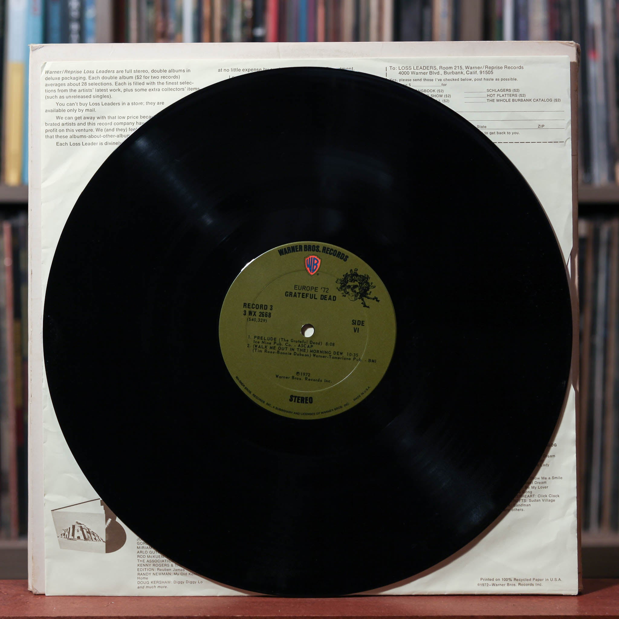 The Grateful Dead - Europe '72 - 3LP W/ INSERT 1972 Warner Bros. Recor