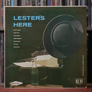Lester Young & His Orchestra - Lester's Here - 1956 Norgran, VG+/EX