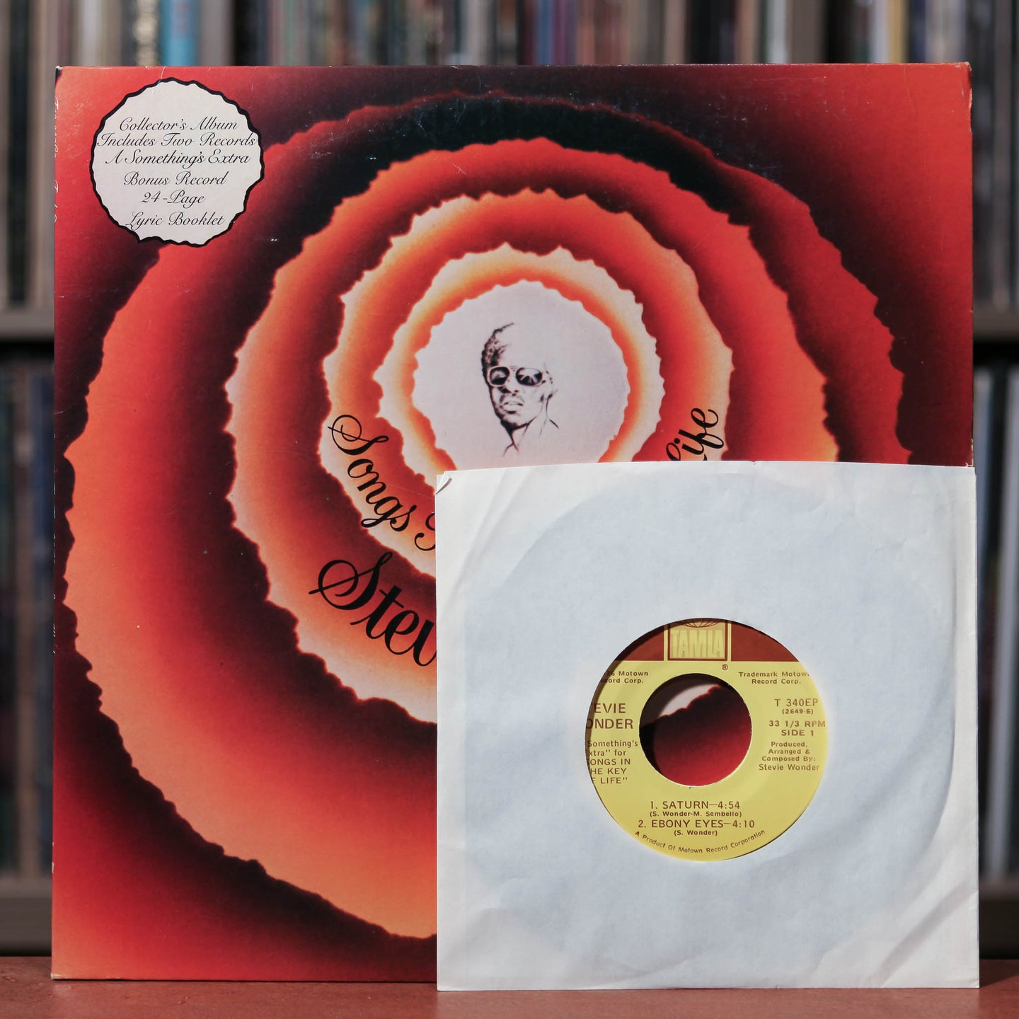 Stevie Wonder - Songs In The Key Of Life - 2LP - 1976 Tamla, VG+/VG+ w/ 7