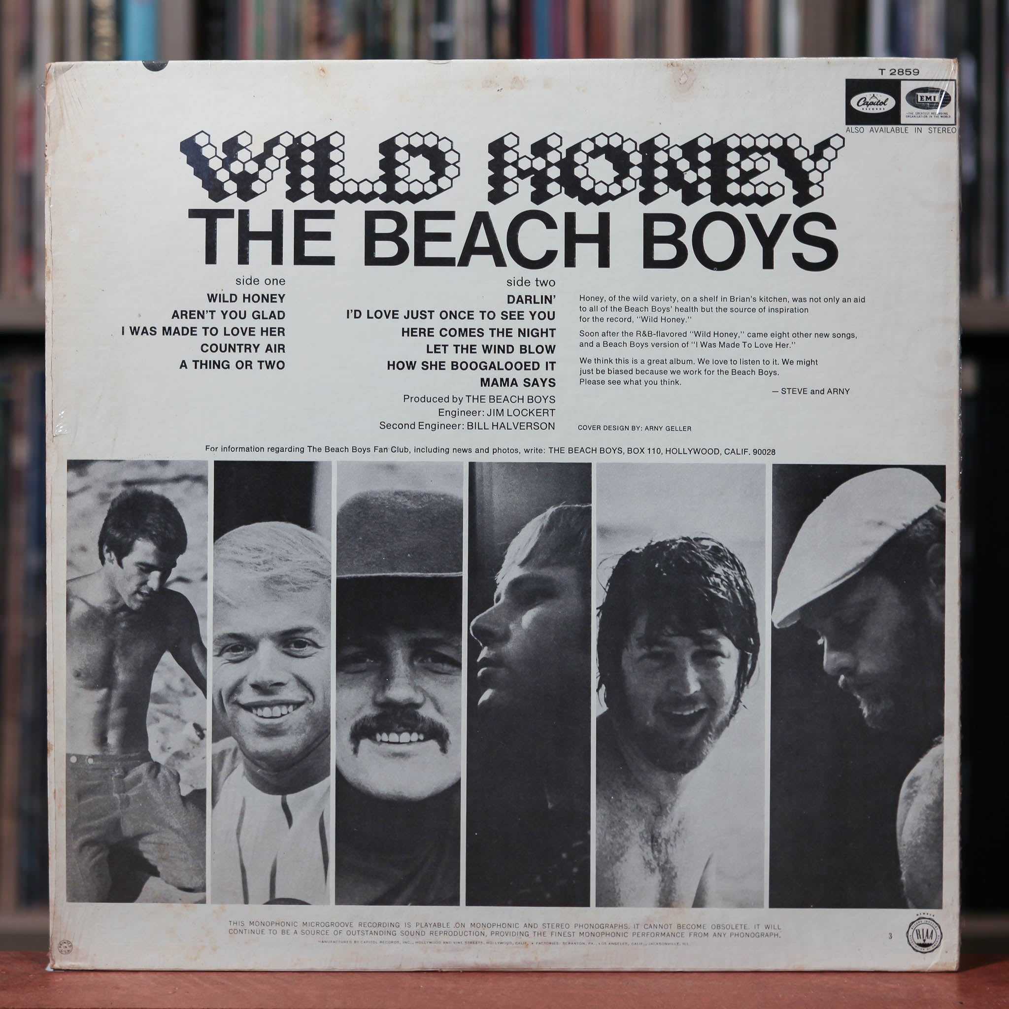 Beach Boys - Wild Honey - 1967 Capitol, VG+/VG