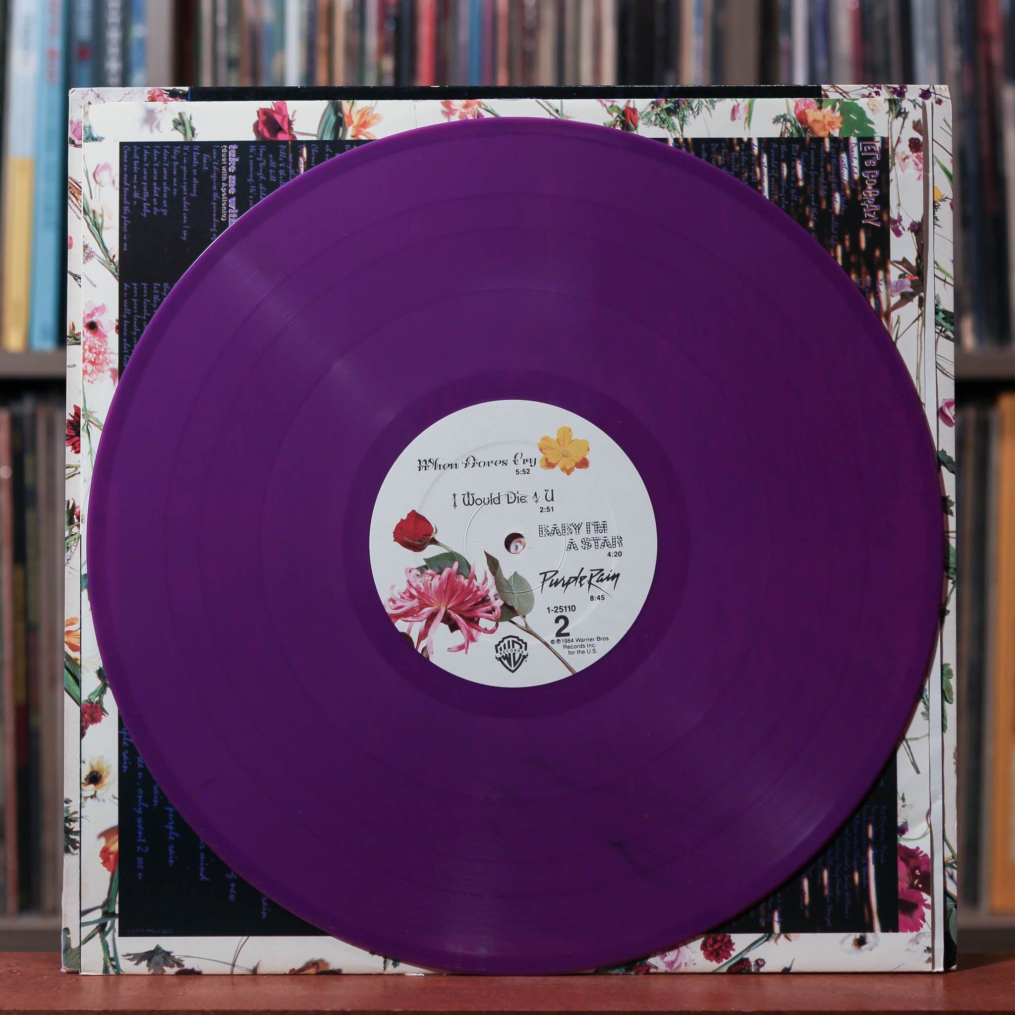 Prince And The Revolution - Purple Rain - PROMO PURPLE VINYL W/ HYPE +