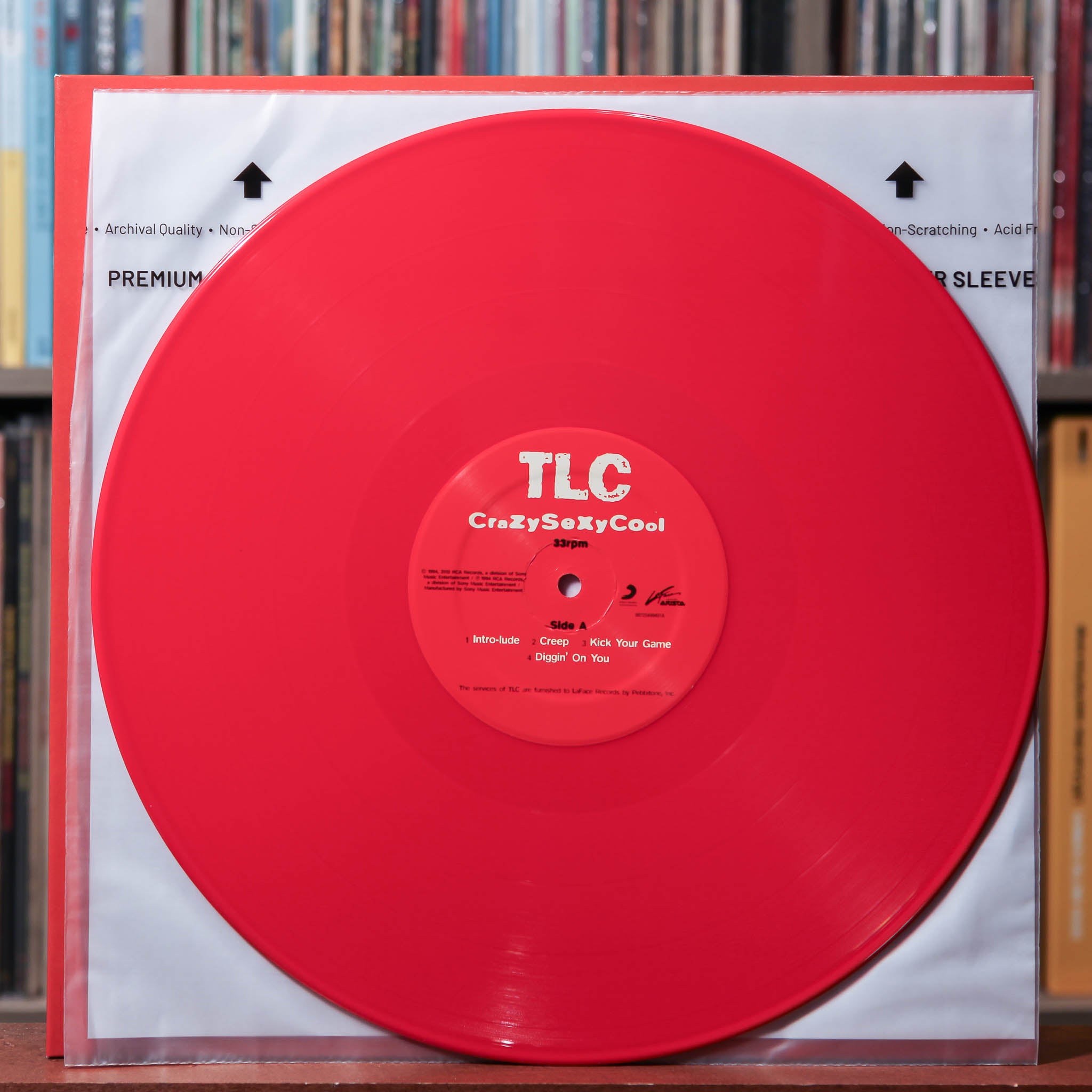 TLC - CrazySexyCool - 2LP RED & WHITE VINYL 2024 LaFace