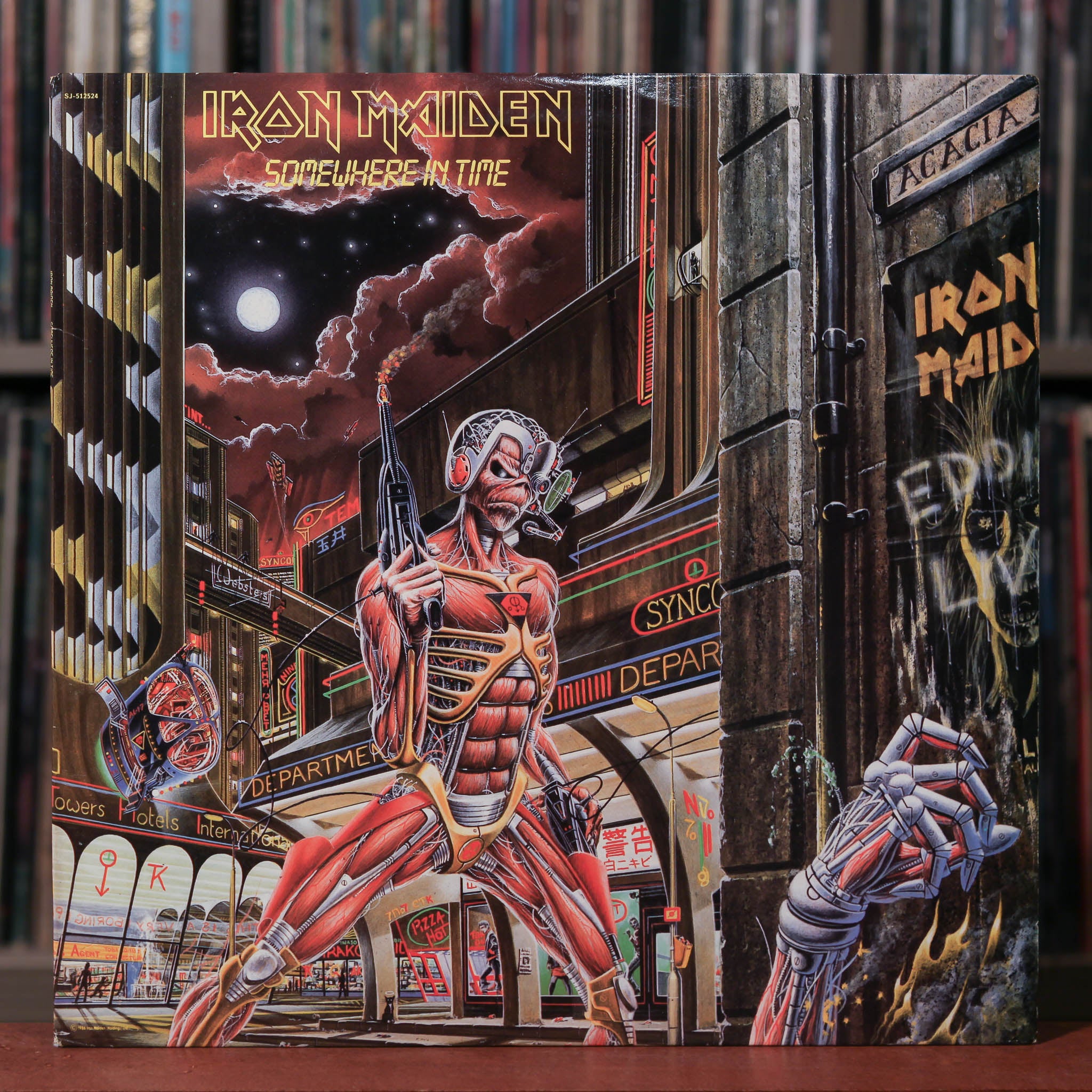 【LP】IRON MAIDEN LP-IRON MAIDEN-SENJUTSU -LTD RED: Iron Maiden: 0190296718632