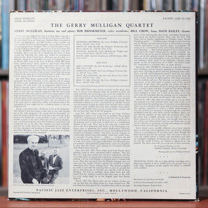 Gerry Mulligan Quartet - Recorded In Boston At Storyville - 1957 Pacific Jazz, VG/VG