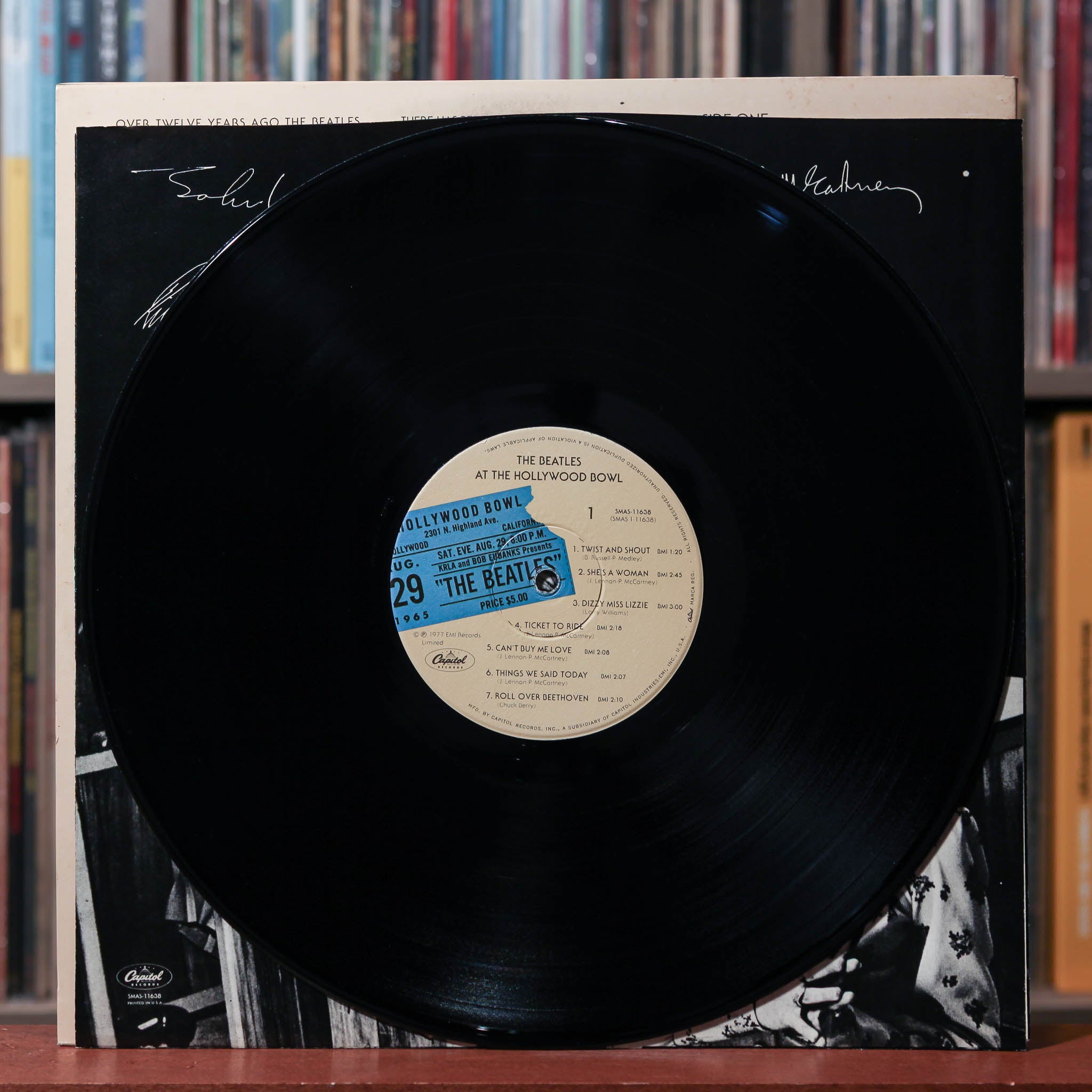 The Beatles - The Beatles At The Hollywood Bowl - 1977 Capitol Records display picture 1