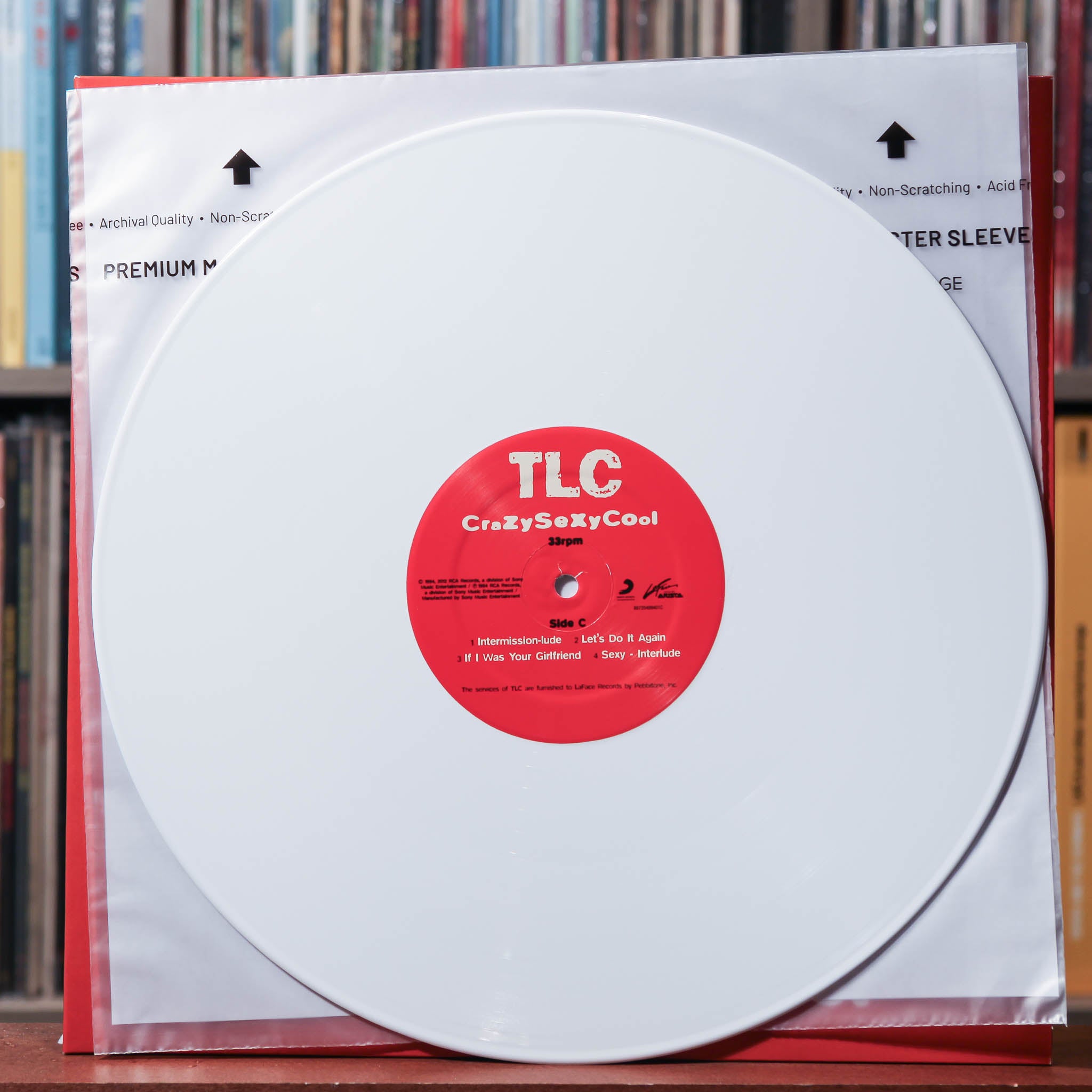 TLC - CrazySexyCool - 2LP RED & WHITE VINYL 2024 LaFace Records, EX/NM