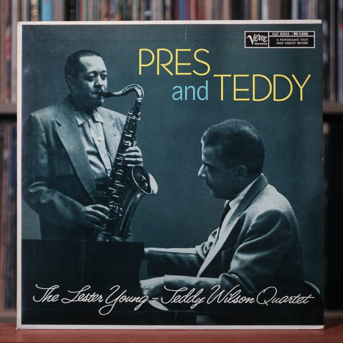 Lester Young - Teddy Wilsom Quartet - Pres and Teddy - MONO - 1957 Verve, VG++/EX