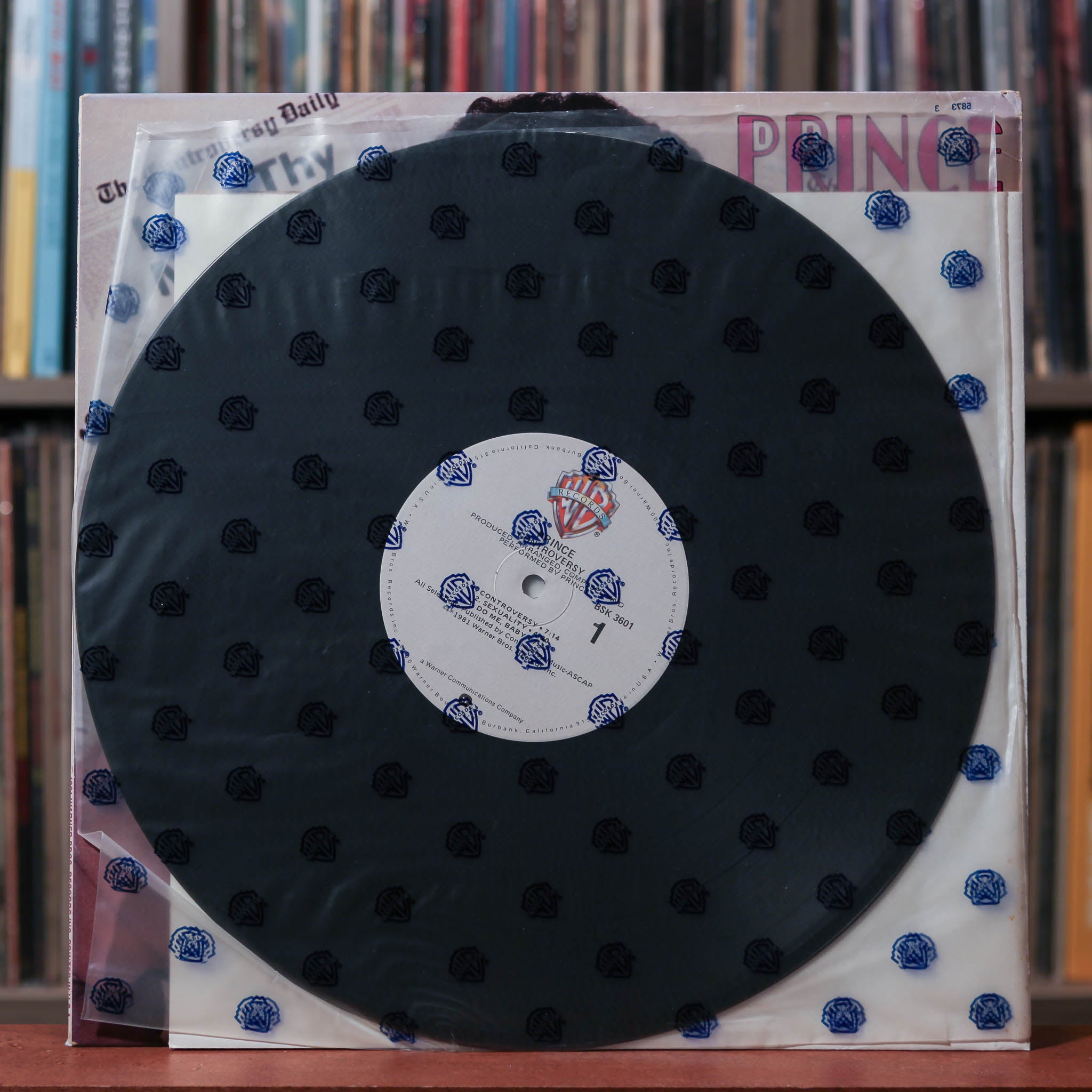 Prince - Controversy - US PROMO W/ POSTER INSERT 1981 Warner Bros. Rec