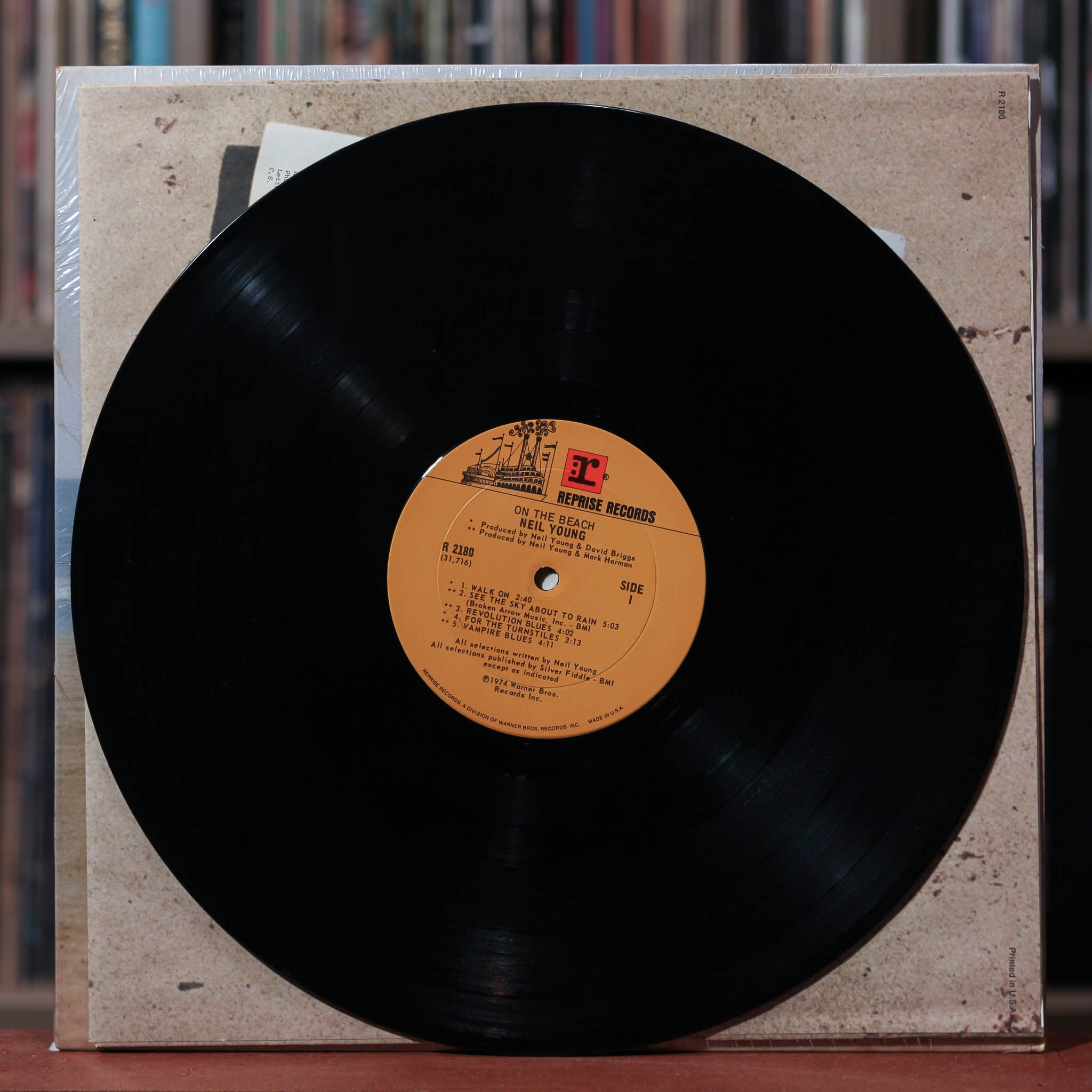Neil Young - On The Beach - 1974 Reprise, VG+/VG+