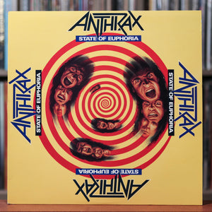 Anthrax - State Of Euphoria - 1988 Island, EX/EX