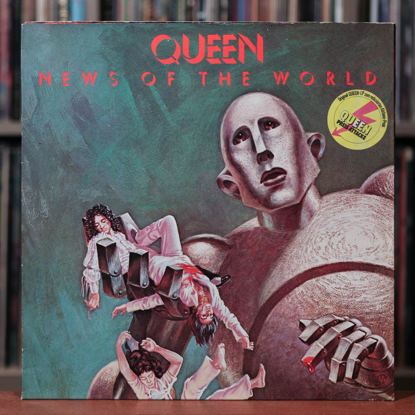 Queen - News Of The World - 1976 Elektra - German Press